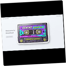 Sticker cassette artwork